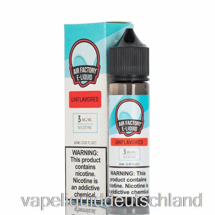 Geschmacksneutral – Air Factory E-Liquid – 60 Ml 3 Mg Vape-Flüssigkeit